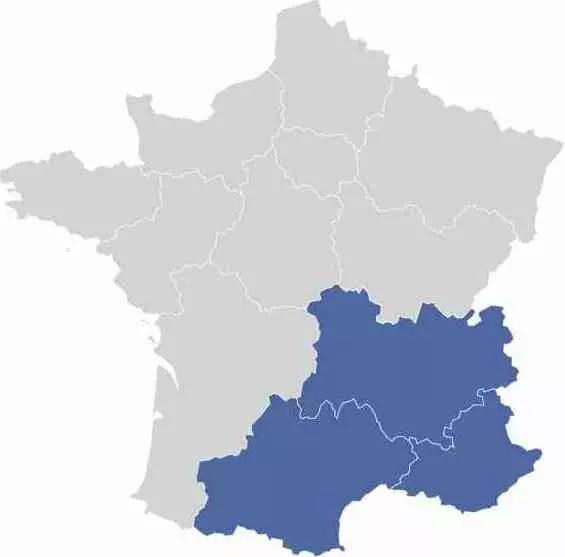 viager en Auvergne-Rhône-Alpes, Occitanie, PACA